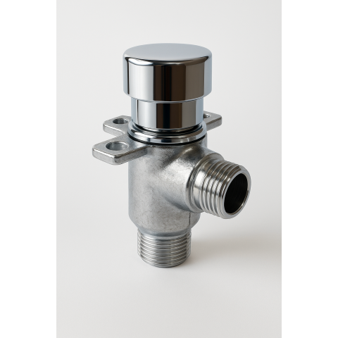 ACIONADOR CROMADO COM  ABA DE JOELHO PEDALWATER